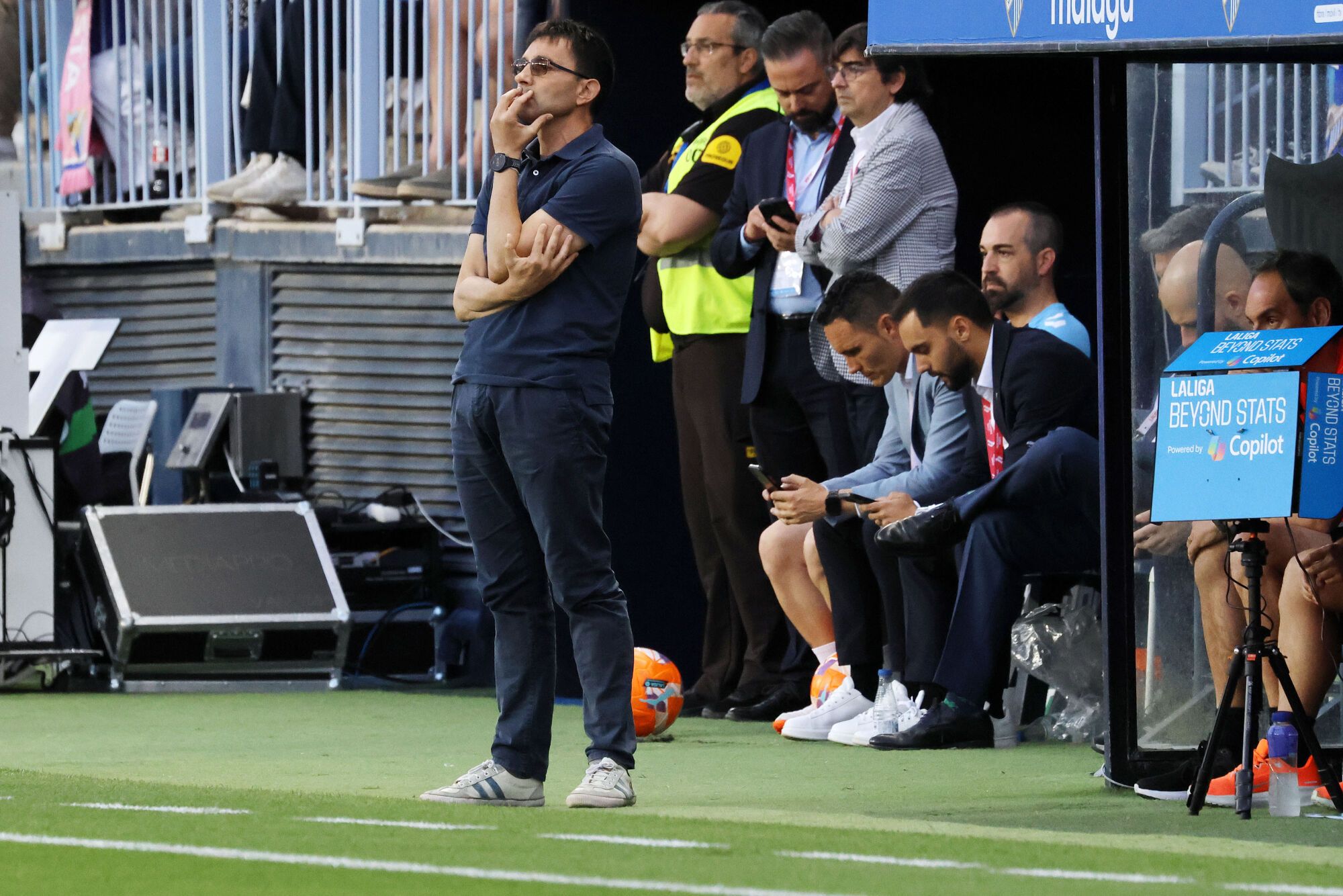 EN IMÁGENES: Ambientazo en el Málaga-Sporting disputado en La Rosaleda