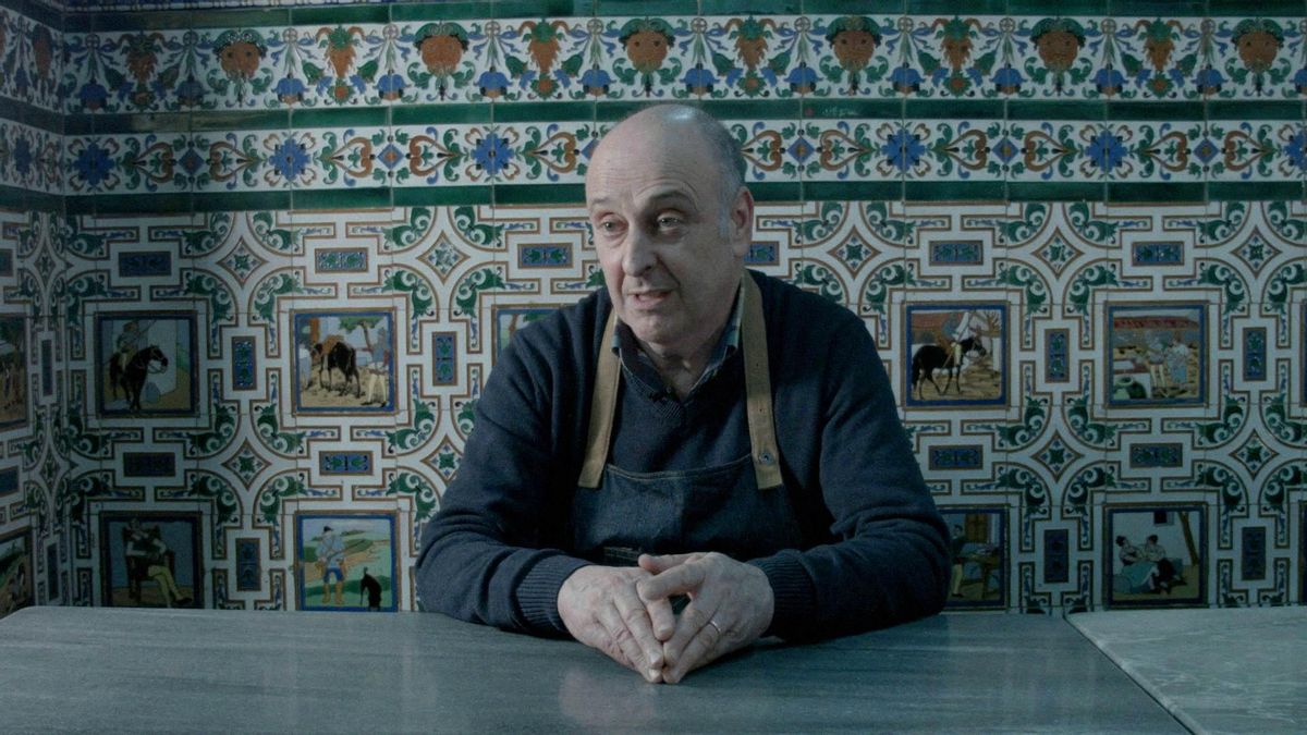 Rafel, en una imagen del rodaje del documental 'La Bodega d'en Rafel'