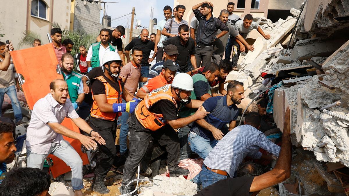 El contrataque de Israel en Gaza: las imágenes