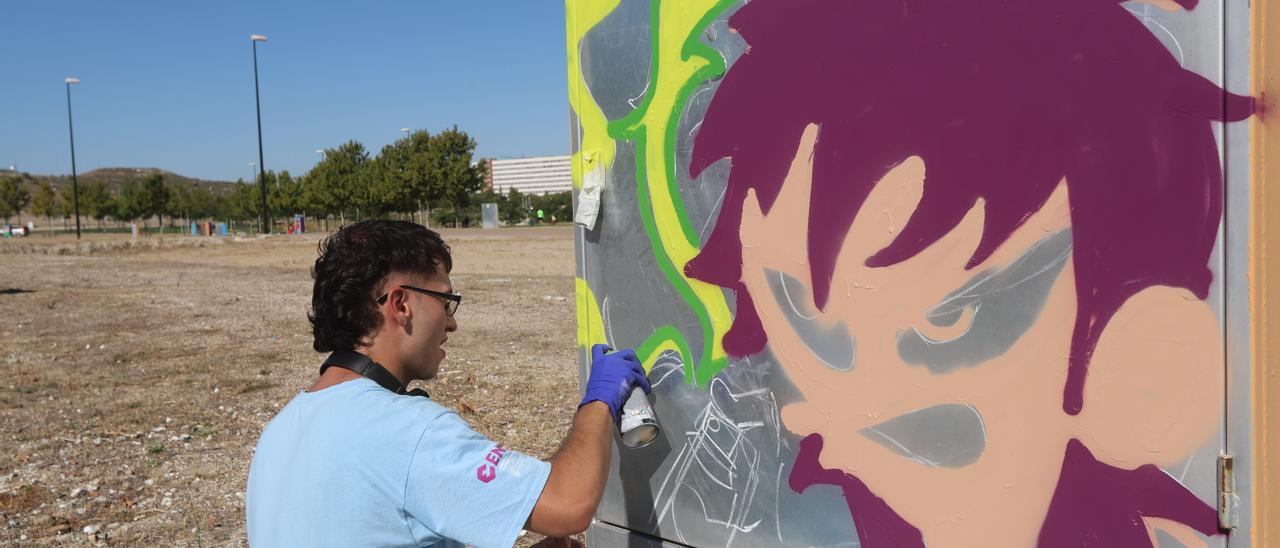 Zaragoza y el arte del grafiti: "Prefiero ver todo de color en un mundo tan  gris"