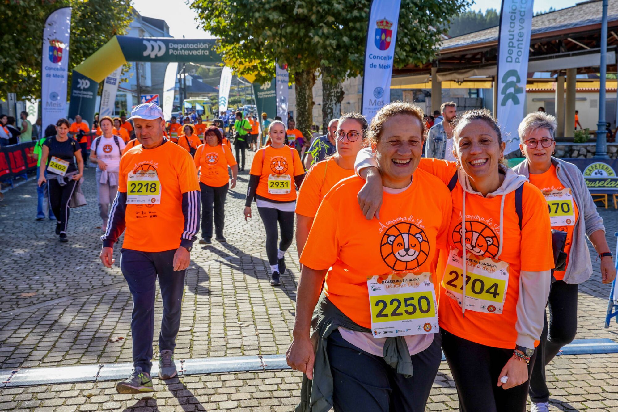 Andaina y carrera solidaria por niños como Leo Diz