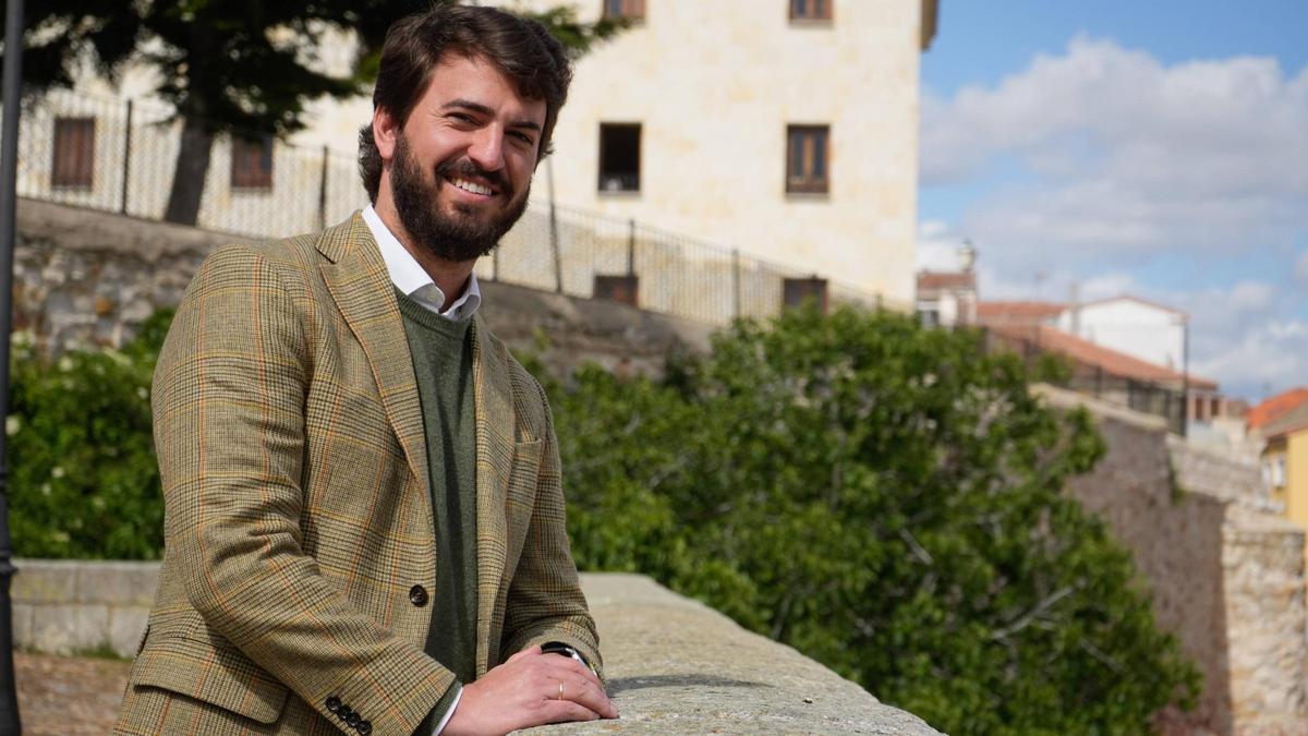 Juan García-Gallardo en el mirador de San Cipriano.