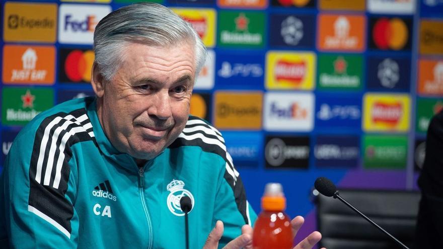 Ancelotti habla del mercado de fichajes del Madrid en enero