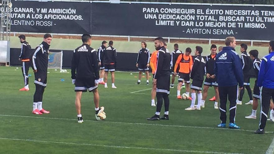 Entrenamiento del Valencia CF