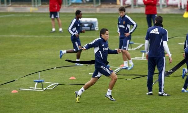 Entrenamiento del miércoles del Real Zaragoza