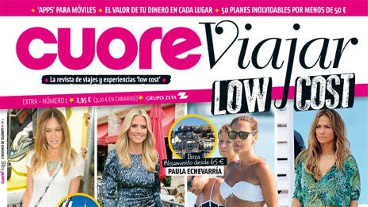 Cuore Viajar Low Cost, nueva revista de Grupo Zeta