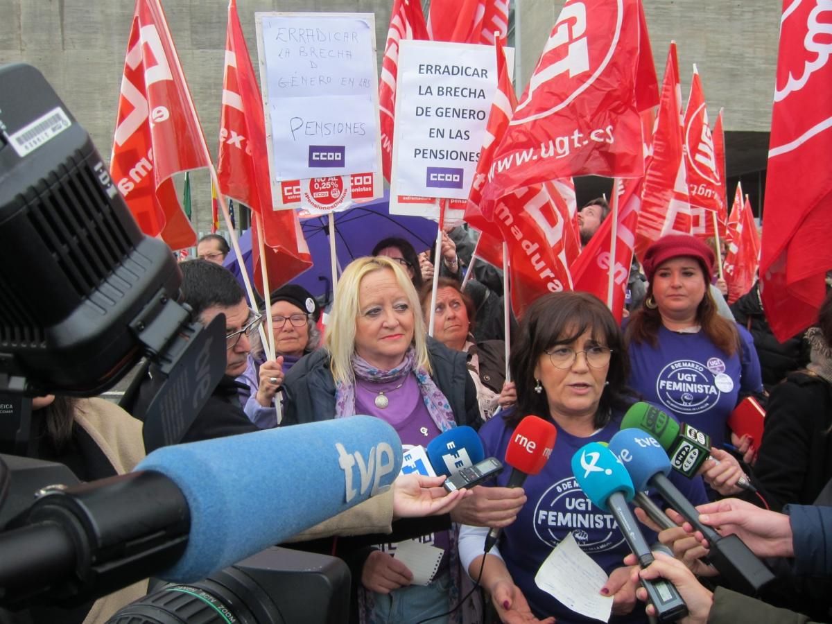 Huelga feminista en Extremadura