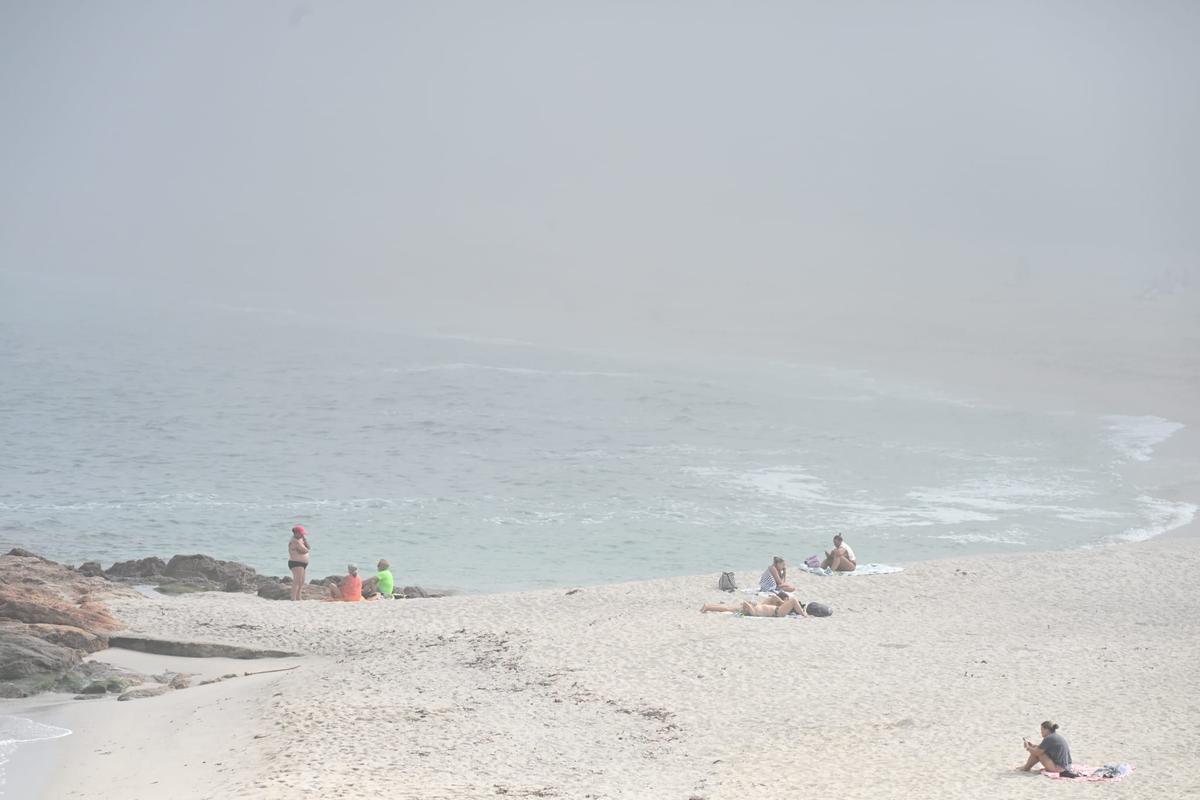 La niebla llega a A Coruña
