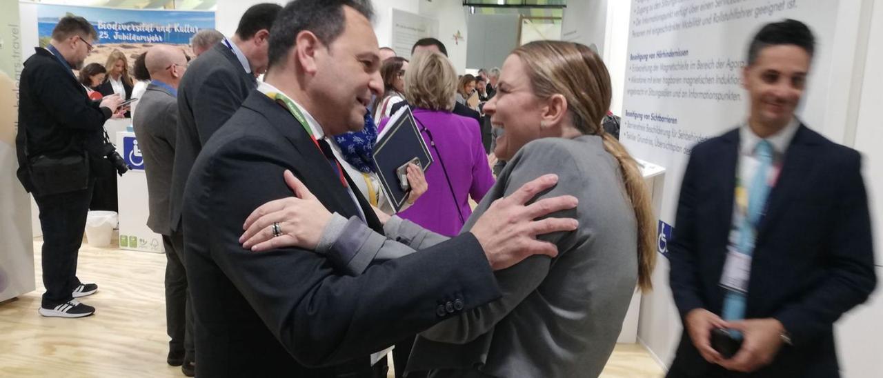 Encuentro entre el presidente de Formentera y la presidenta balear.