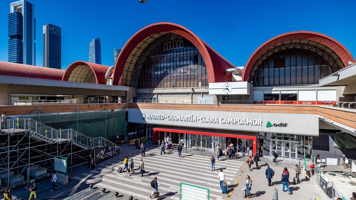 Estació de Chamartín, a on es desvien els principals servicis d’alta velocitat des del Mediterrani al centre de la península.