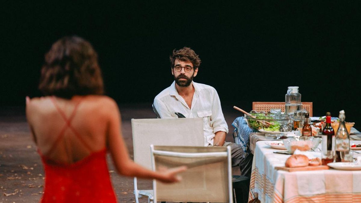 Daniela Brown y David Verdaguer, en una escena de 'La gavina'