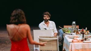 Daniela Brown y David Verdaguer, en una escena de La gavina