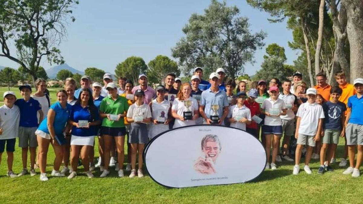 Imagen del equipo de Golf Ibiza, en la cita celebrada en Santa Ponça.  | G.I.