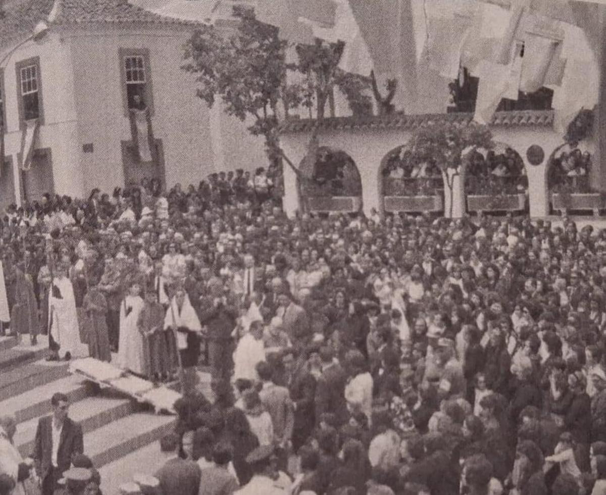 Misa de los Enfermos en San Mateo en la década de 1970