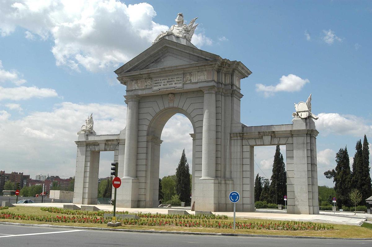 Glorieta de San Vicente, en Madrid.