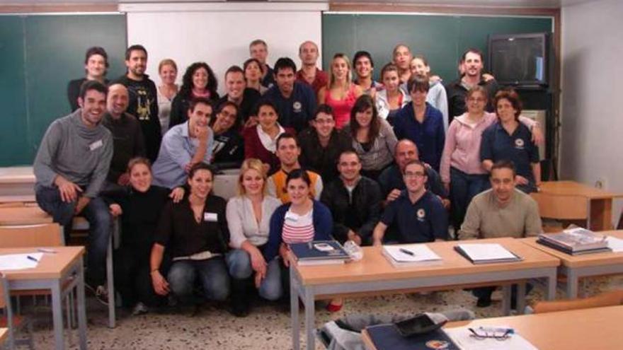 Los profesionales que han acudido a este curso.