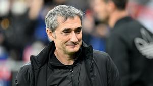 Ernesto Valverde, entrenador del Athletic Club, durante un partido de Liga