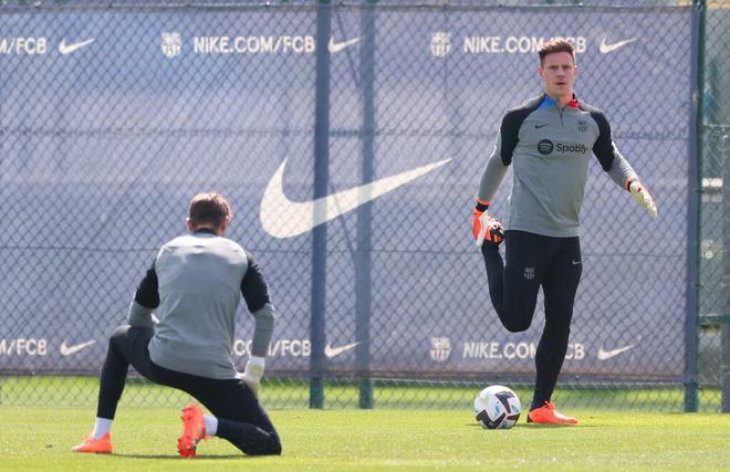 Las divertidas anécdotas del último entrenamiento del Barça