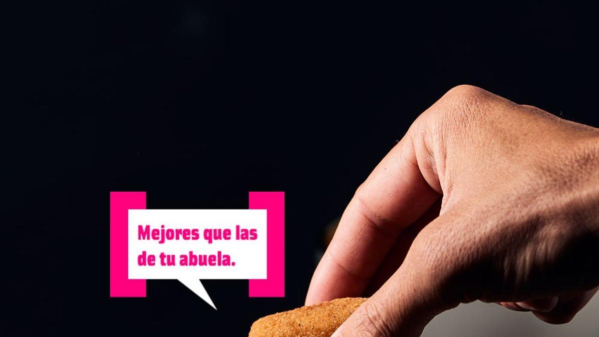 Croquetas con bocadillo