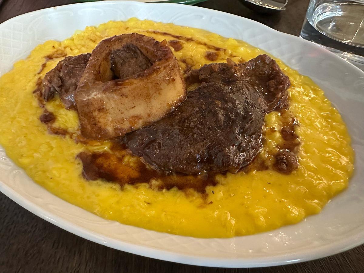 Riso d'Oro con osobuco guisado