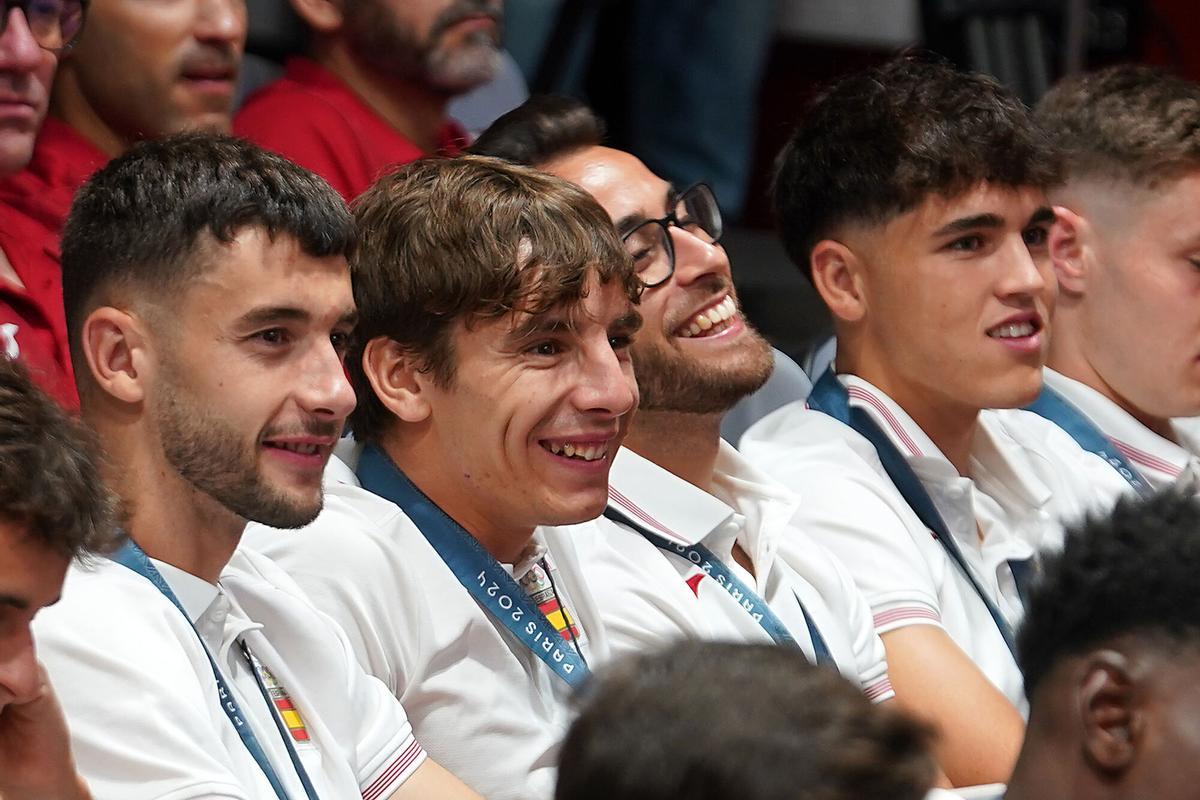 Joan Garcia, en el homenaje a los campeones olímpicos