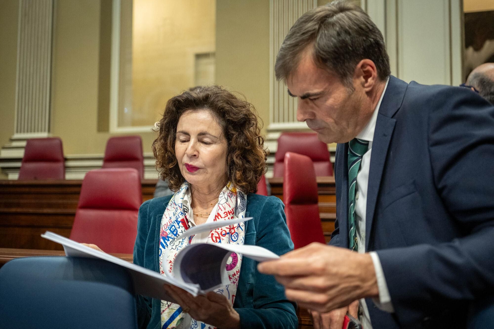 Pleno del Parlamento de Canarias.