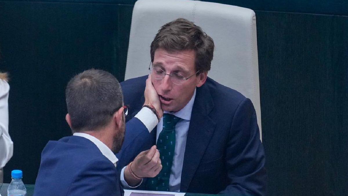 Daniel Viondi, el concejal del PSOE expulsado por darle tres palmaditas en la cara a Almeida.