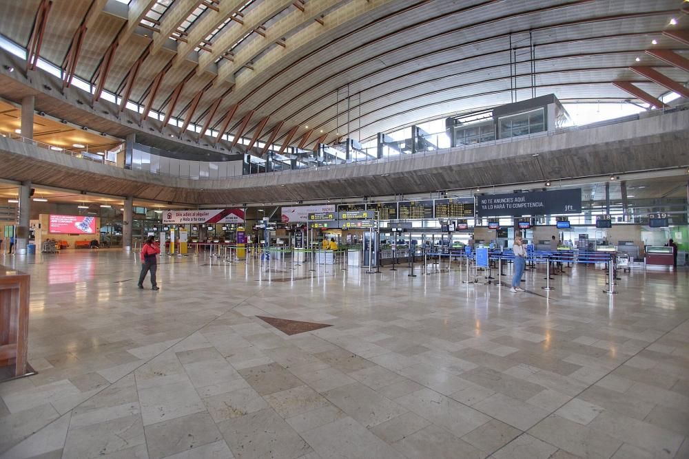 Situación en el aeropuerto Tenerife Norte con test