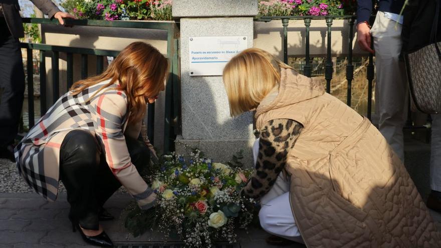 Zaragoza homenajea e inaugura una placa en memoria de Mario Azúa, el joven atropellado en 2022