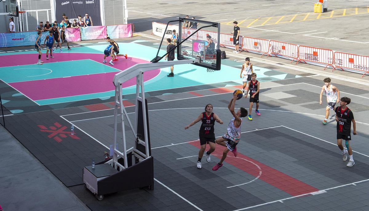 Pruebas clasificatorias de basket 3x3