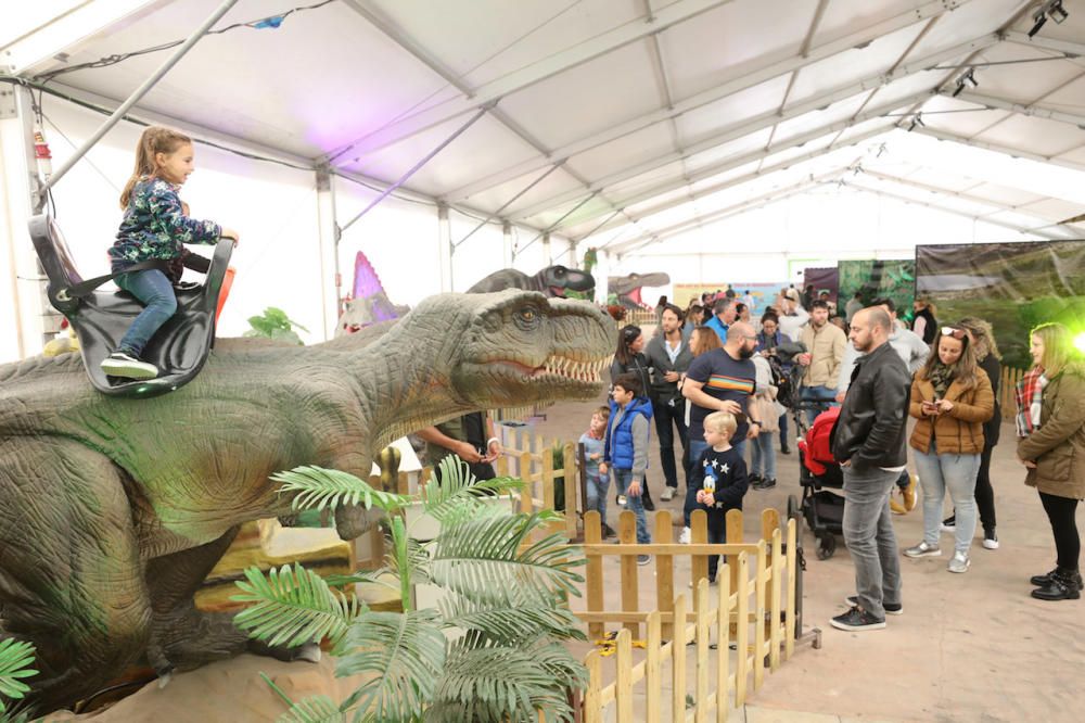 Así fue la exposición 'Dinosaurs Tour', que llegará a Mallorca, durante su paso por Ibiza