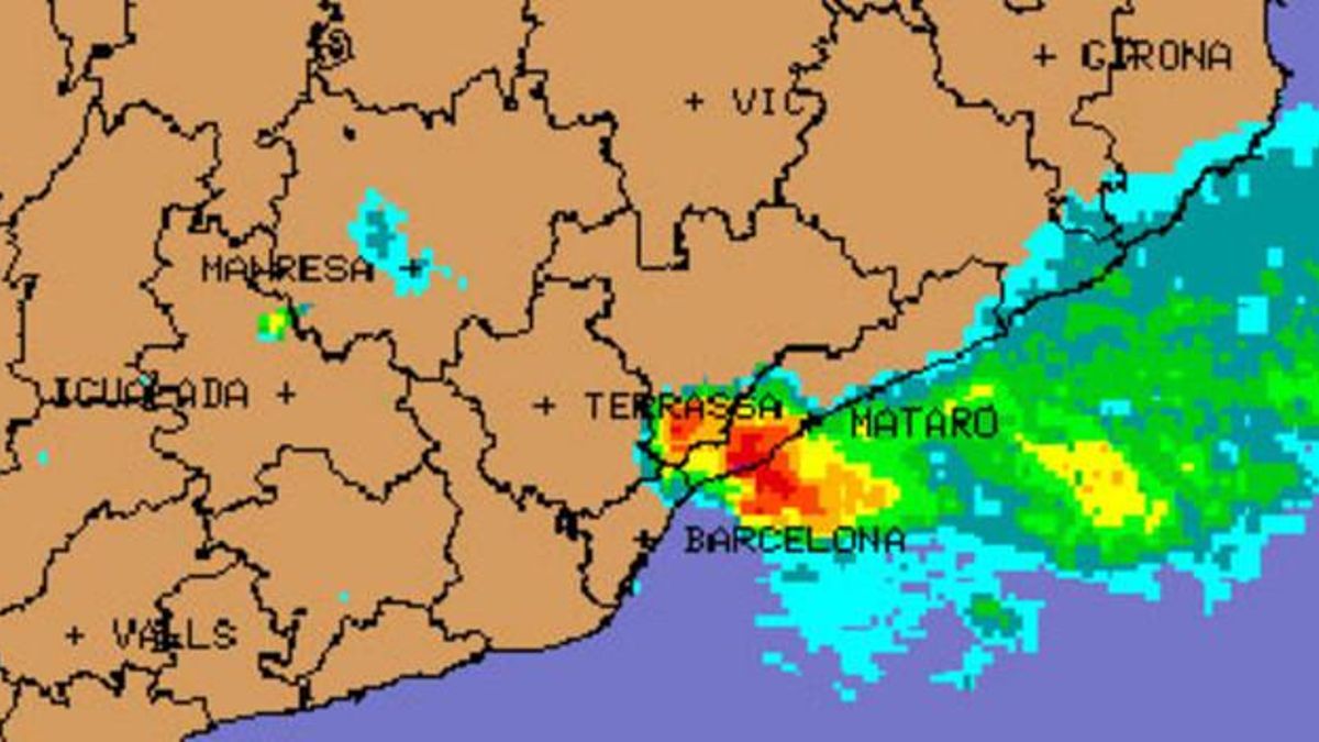 Katalonya'da Meteorolojik Radar | Barselona ve diğer bölgelerde yağmurların olacağı gerçek zamanlı olarak danışın