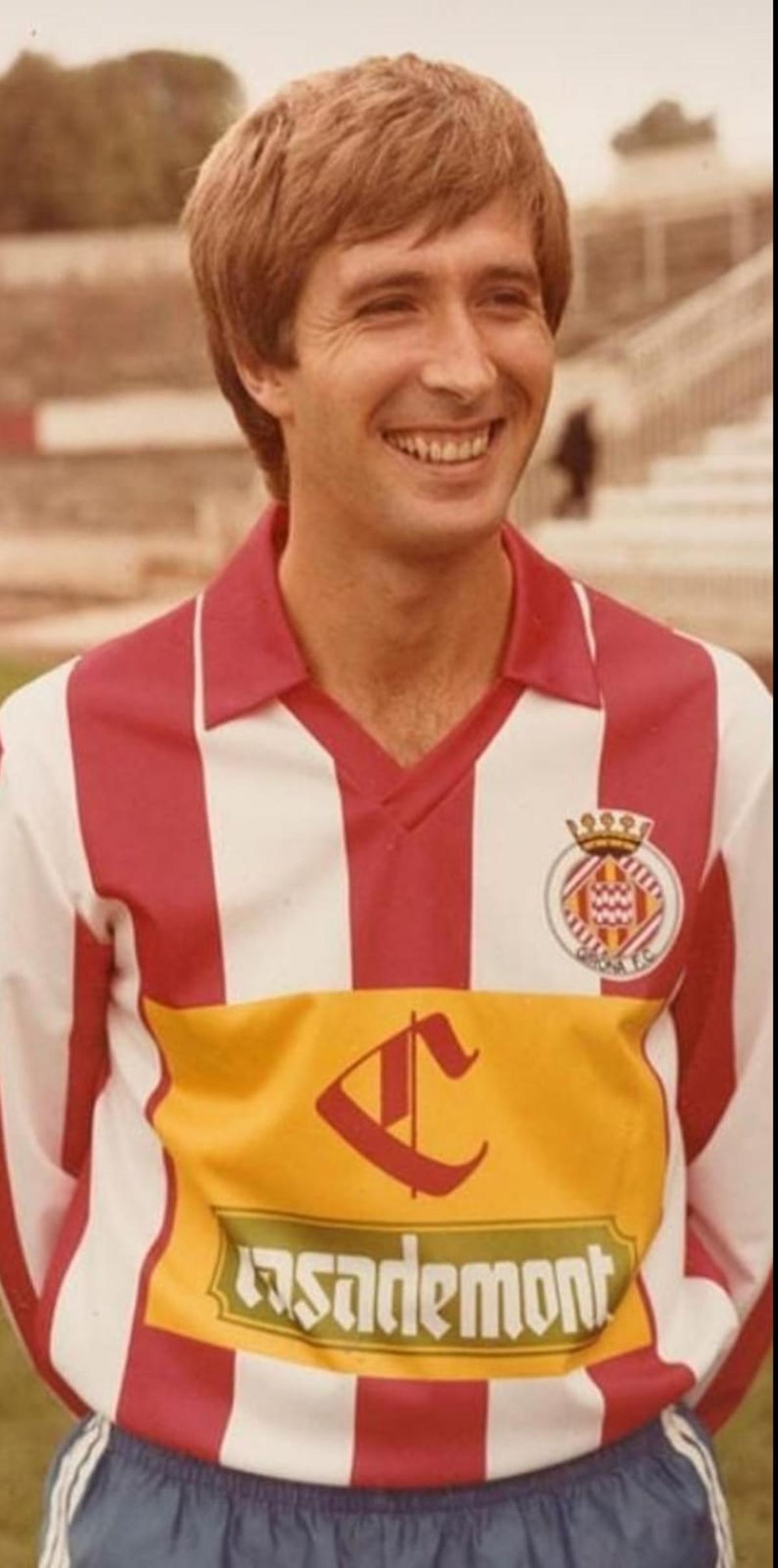 Cabezas, durant la temporada al Girona (1984-85)