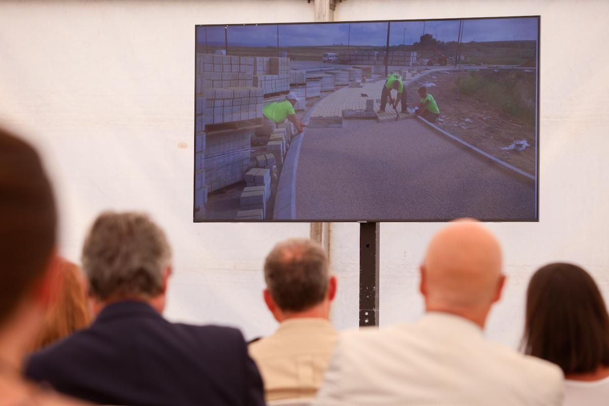 El Ejército recepciona las obras de urbanización de la Base Logística