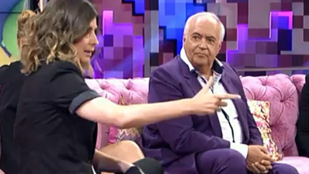 José Luis Moreno amenaza a Sandra Barneda en 'Hable con ellas'