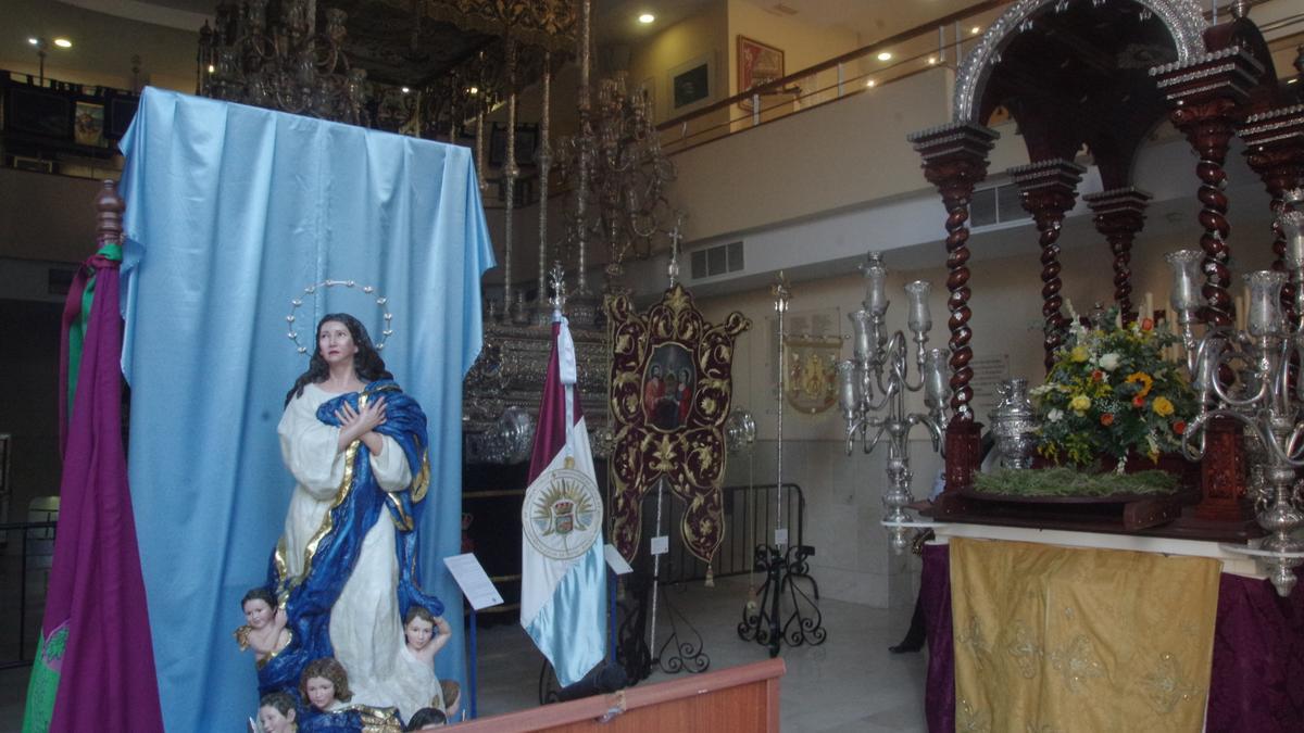 Exposición del patrimonio de las hermandades de Gloria de Málaga