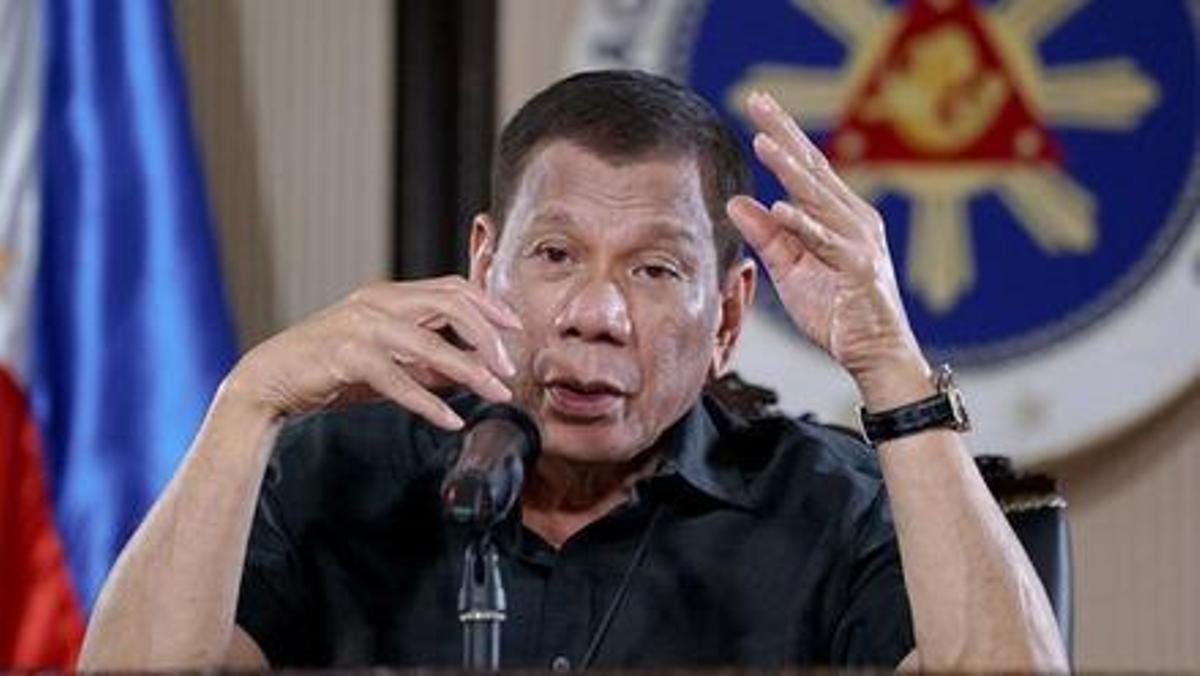 Rodrigo Duterte, expresidente de Filipinas.