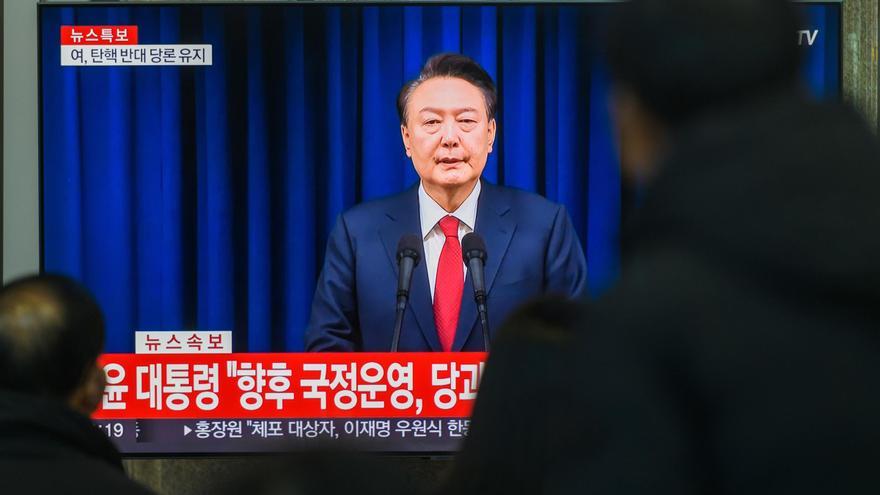 Imagen de archivo del presidente depuesto de Corea del Sur, Yoon Suk Yeol.