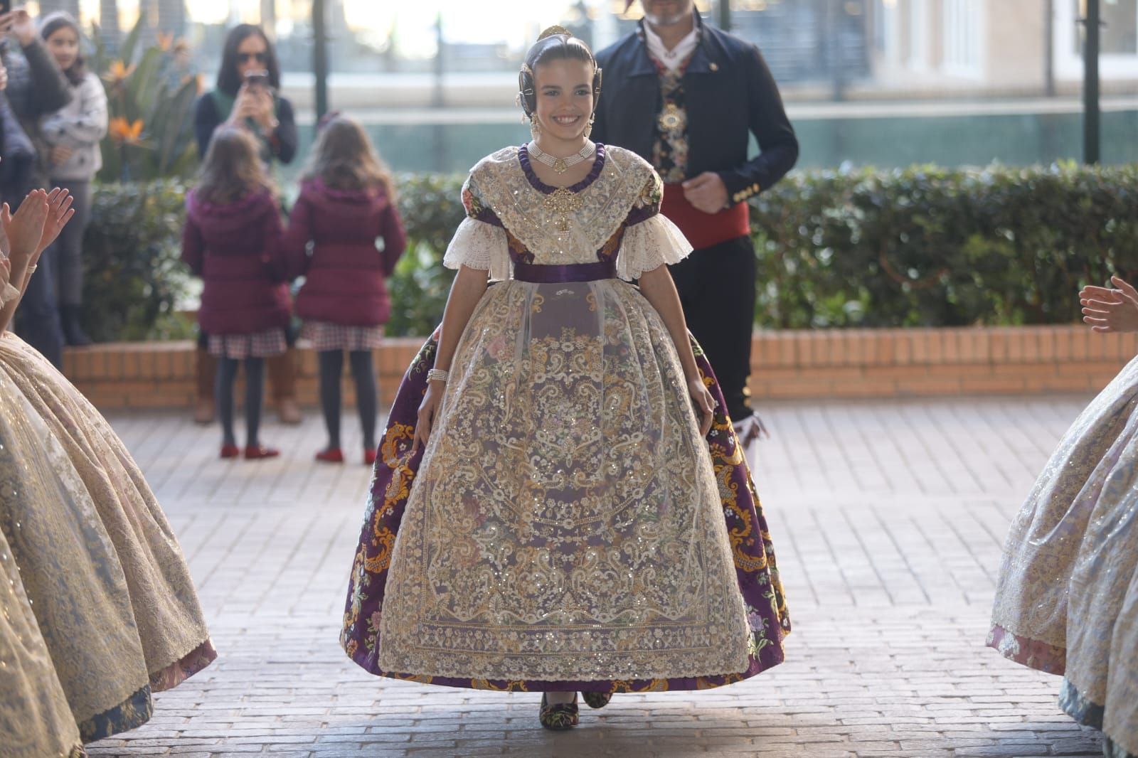 El espolín de Paula Nieto, Fallera Mayor Infantil