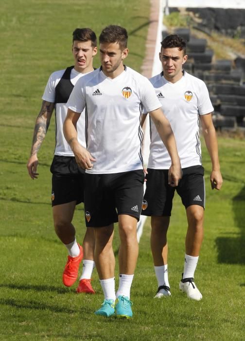 Las mejores imágenes del entrenamiento del Valencia CF