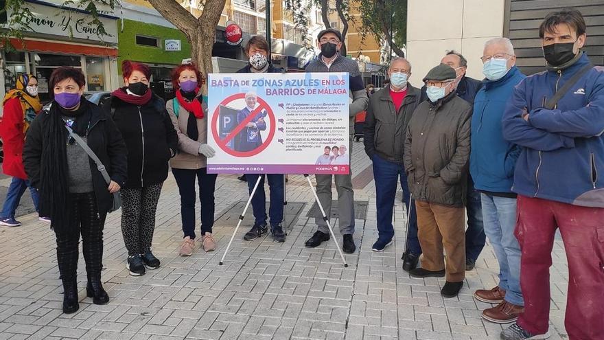 Rueda de prensa ofrecida hoy por los ediles de Adelante y los vecinos.