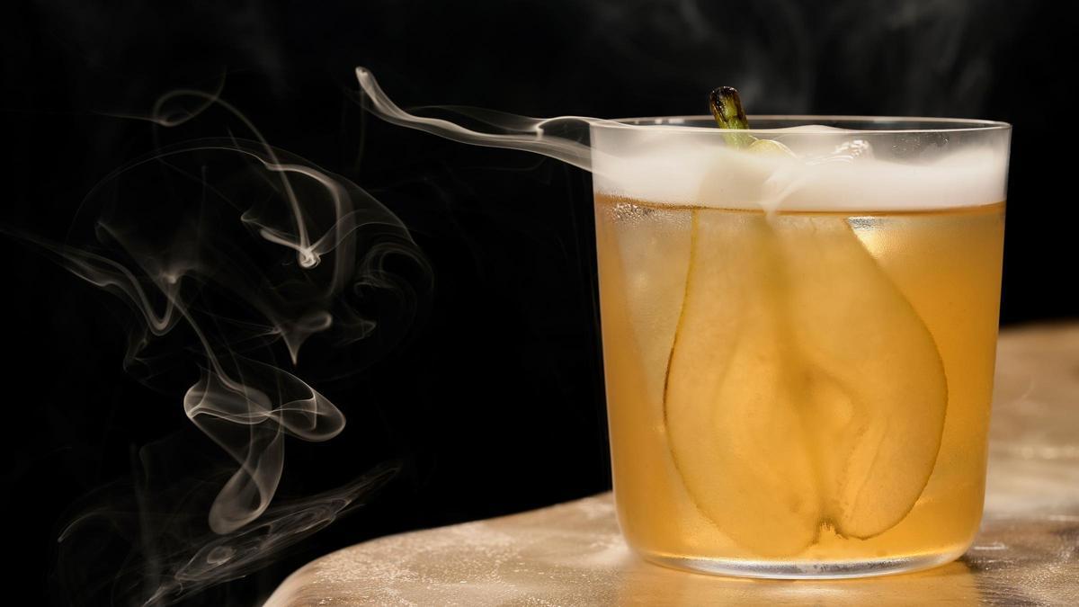 Cóctel del 'bartender' Borja Insa inspirado en la película 'El 47'.