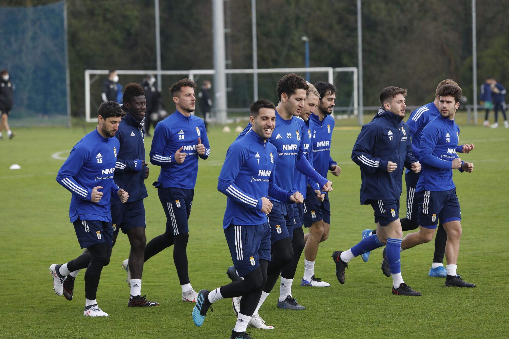 El entrenamiento del Oviedo