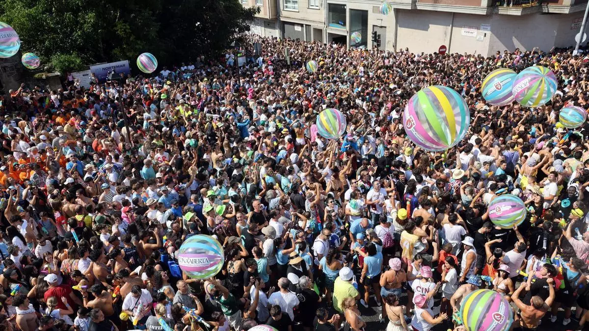 Vilagarcía se moja hasta el alma en una sublime Festa da Auga