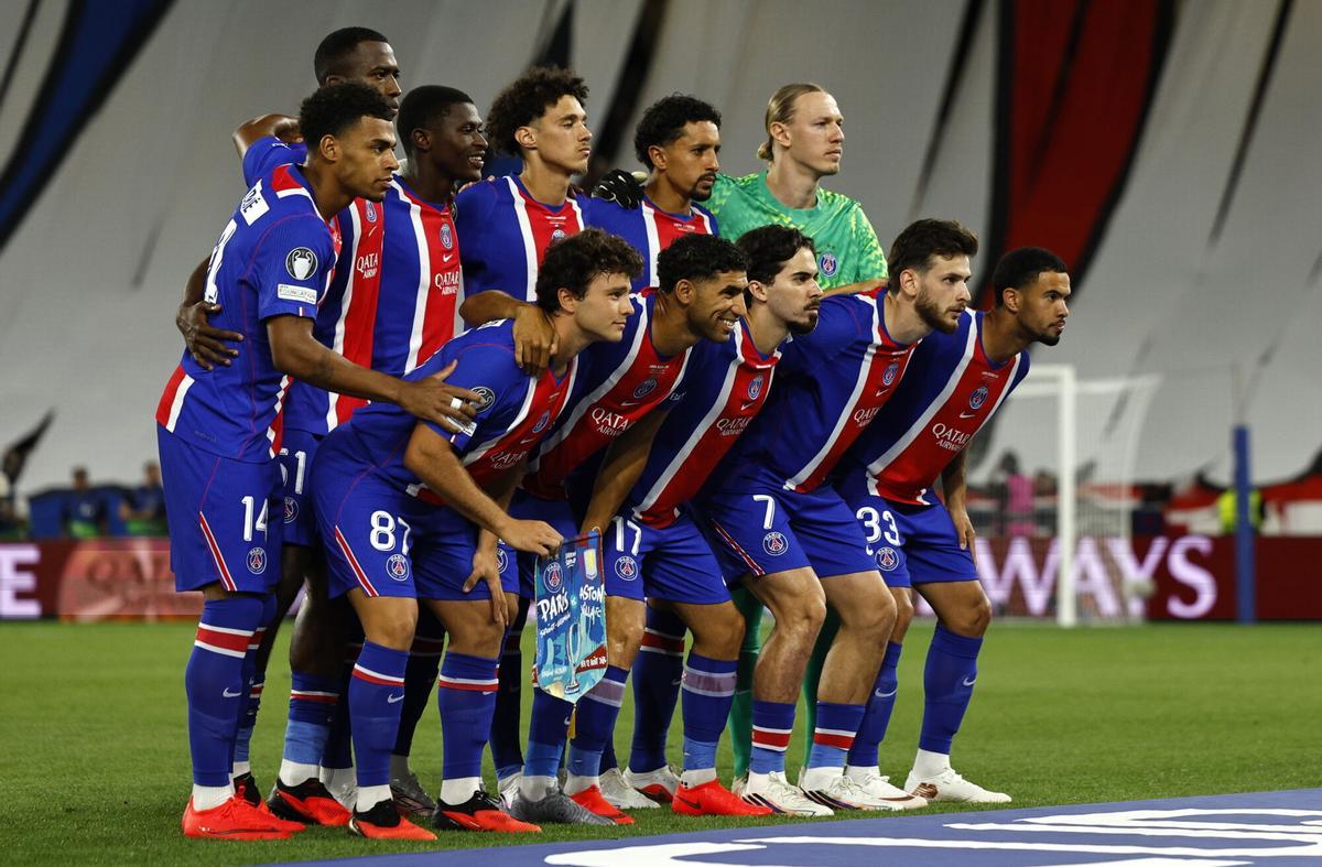 Las imágenes de la final de la Supercopa de Europa: PSG-Aston Villa.