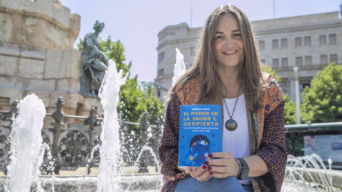 Julieta París, en Zaragoza, esta semana