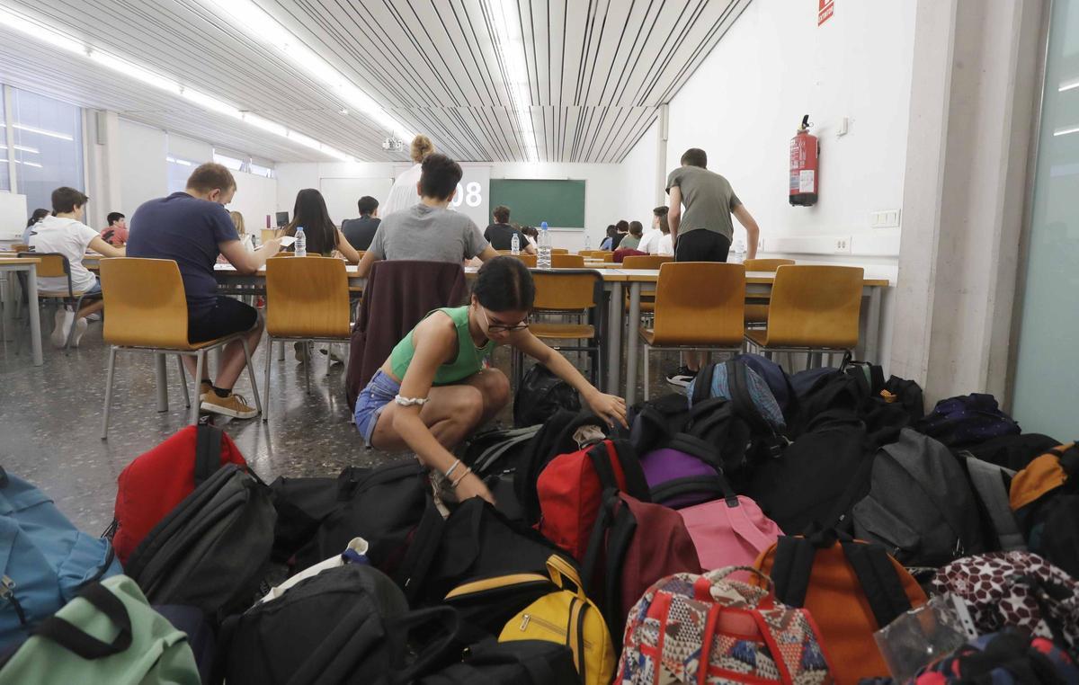 Imagen de archivo de la selectividad del año 2022