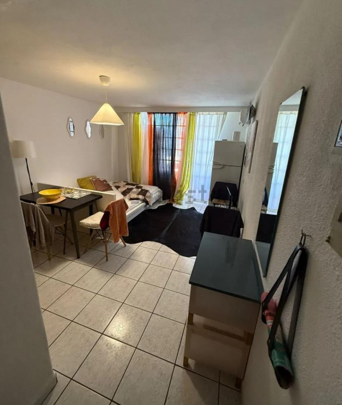 El estudio ofertado por 550 euros al mes
