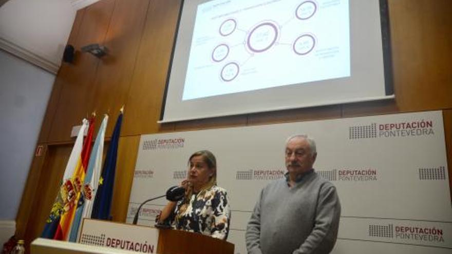 Carmela Silva y César Mosquera presentaron los presupuestos.