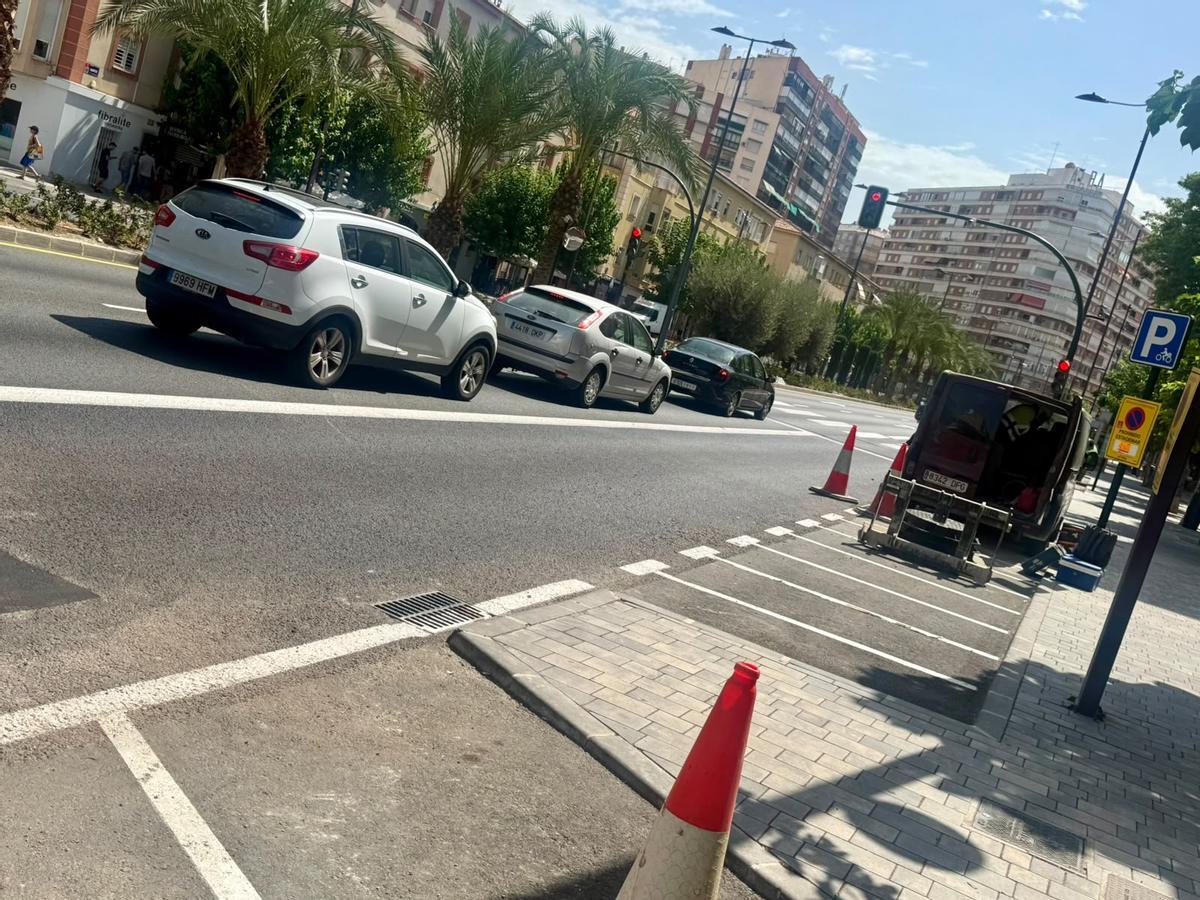 Nuevos aparcamientos para motos en Ronda Norte.
